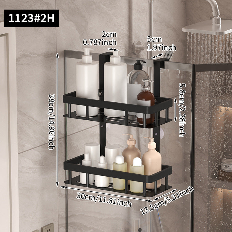 Wall Mounted Bathroom Organizer Rack