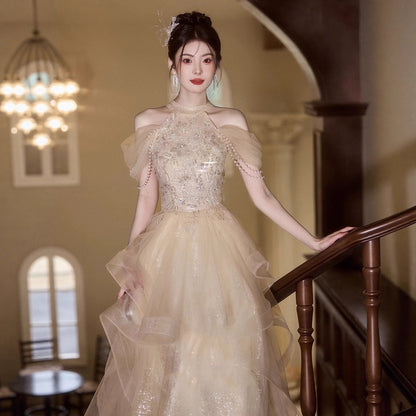 Elegant Banquet Evening Dress