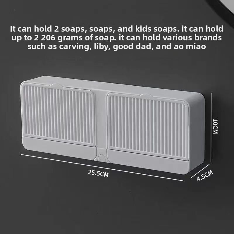 Mildew-Proof and Moisture-Proof Plastic Soap Box for Bathroom