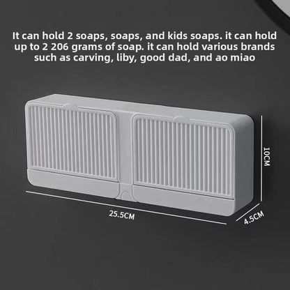 Mildew-Proof and Moisture-Proof Plastic Soap Box for Bathroom