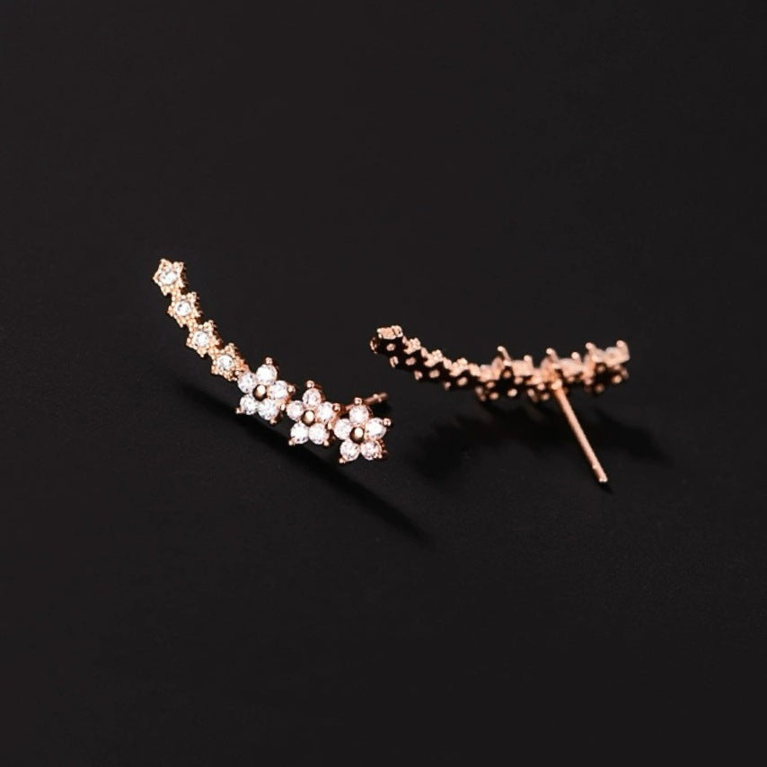 Zircon Studded Starry Sky Earrings