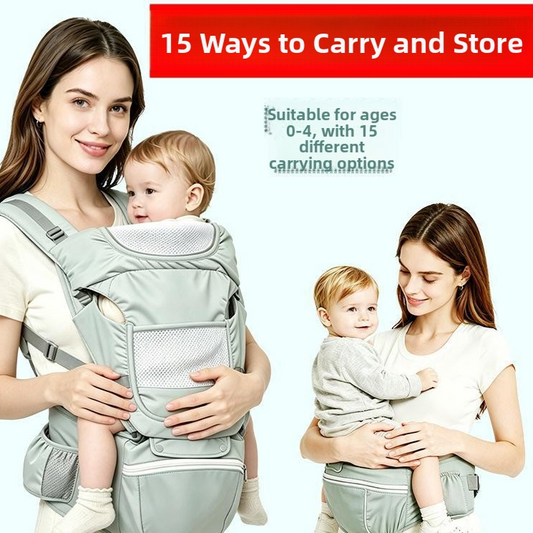 Ergonomic Baby Carrier with Waist Seat