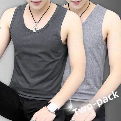 Modal Mens Round Neck Tank Tops