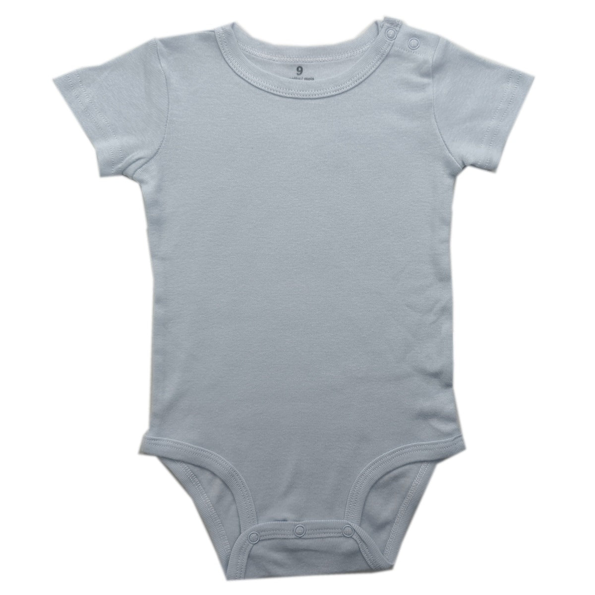 Baby Cotton Romper Short Sleeve Shoulder Opening Jumpsuit
