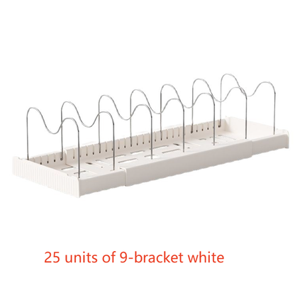 Extendable kitchen storage rack