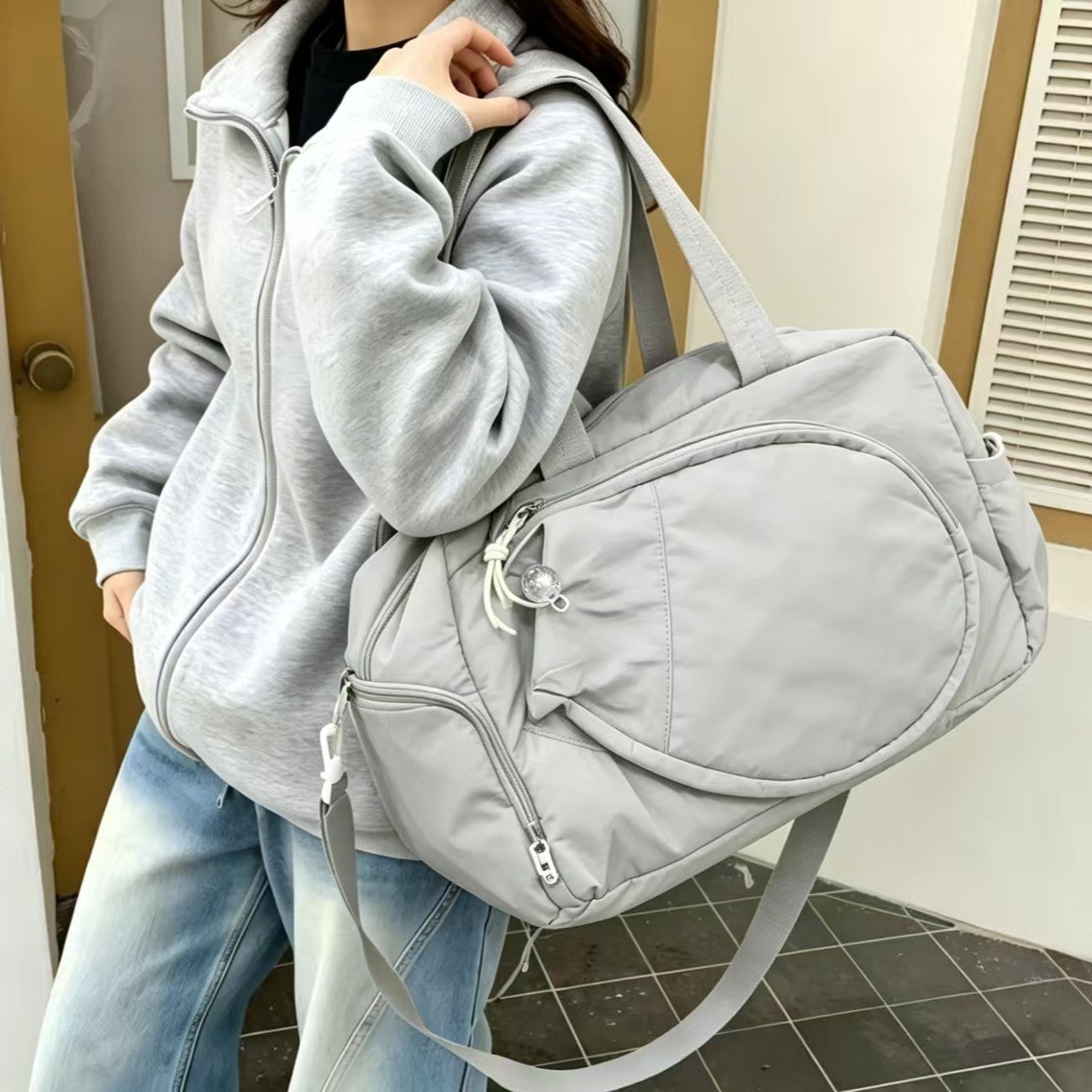 Crossbody tennis bag tote bag