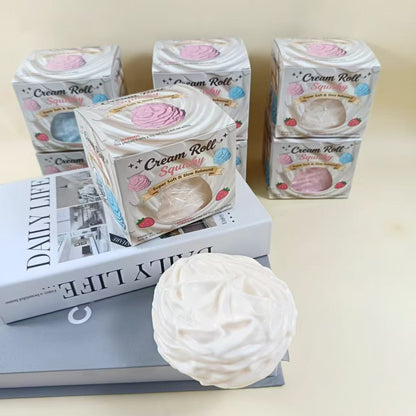 Silicone Cream Roll Squishy Toy
