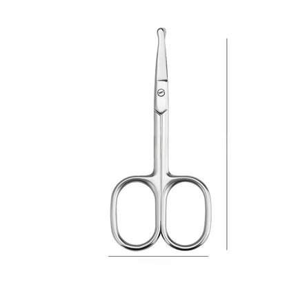 Stainless Steel Beauty Scissors for Eyebrow and Nose Hair Trimming, Makeup Tool