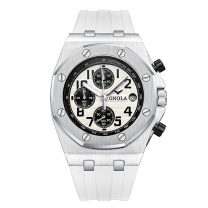 ONOLA Classic Stylish Men's Sports Watch with Silicone Band