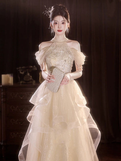 Elegant Banquet Evening Dress