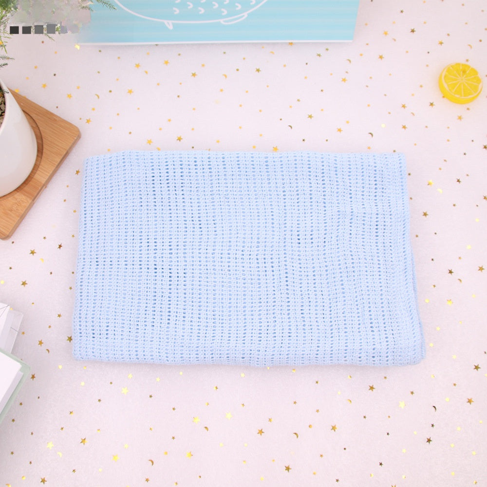 Baby Hollow Knit Cotton Blanket