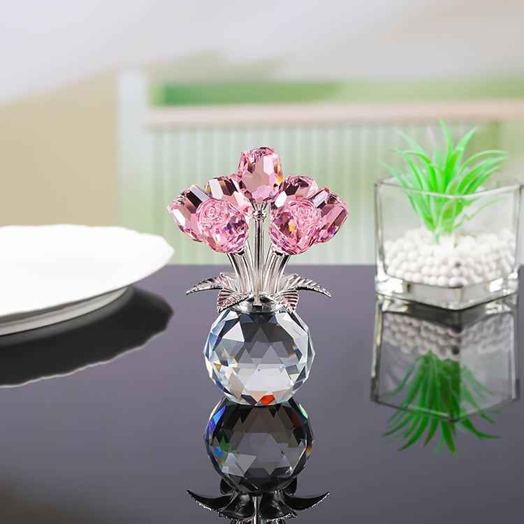 Crystal Rose Home Decor Gift