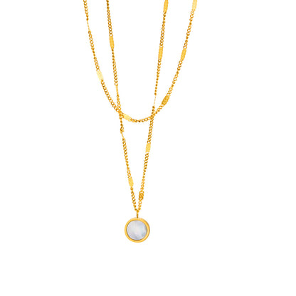 Round Stainless Steel Chain Clavicle Chain