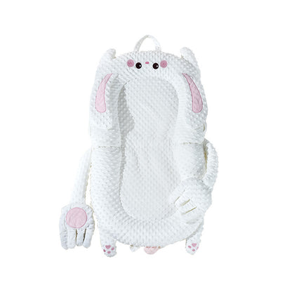 Foldable Portable Baby Bed with Toy Rack Options