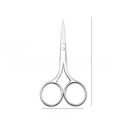 Stainless Steel Beauty Scissors for Eyebrow and Nose Hair Trimming, Makeup Tool