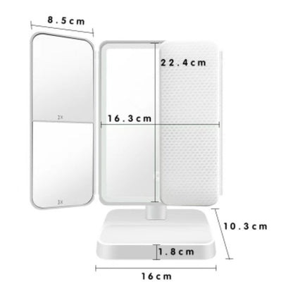 Desktop LED Makeup Mirror with Light