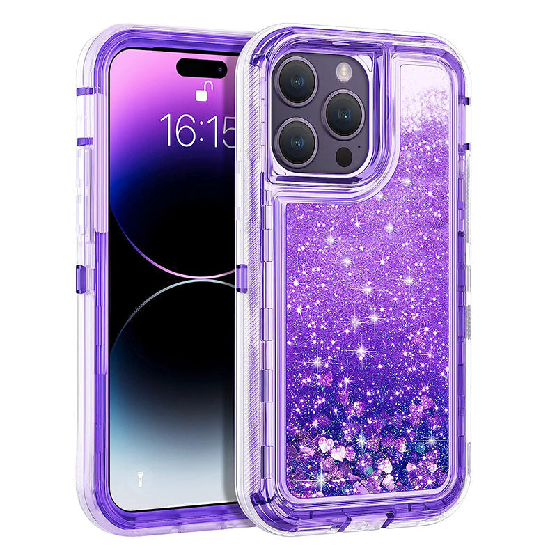 Liquid Sand Three-In-One Anti-Fall Phone Case