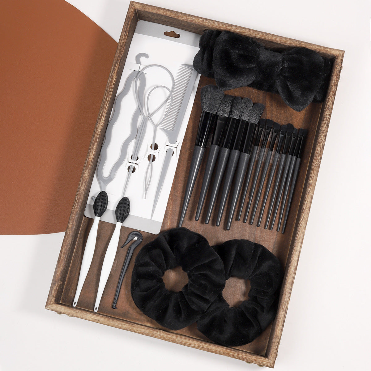 Makeup brush grab set