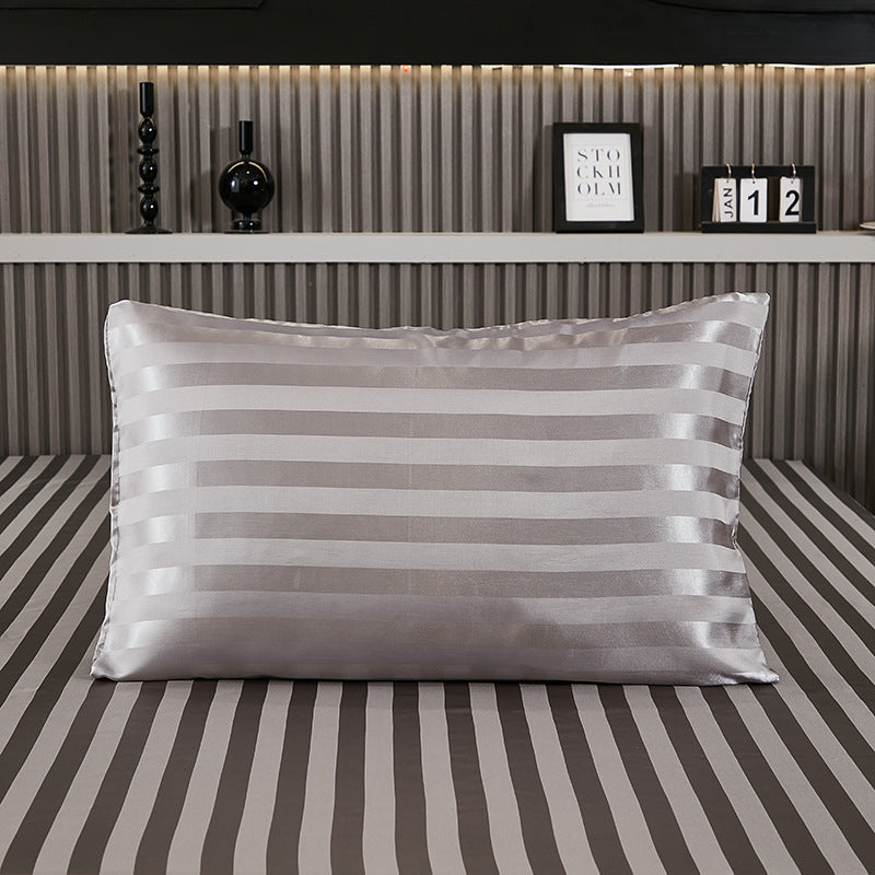 Satin Imitation Silk Pillowcase
