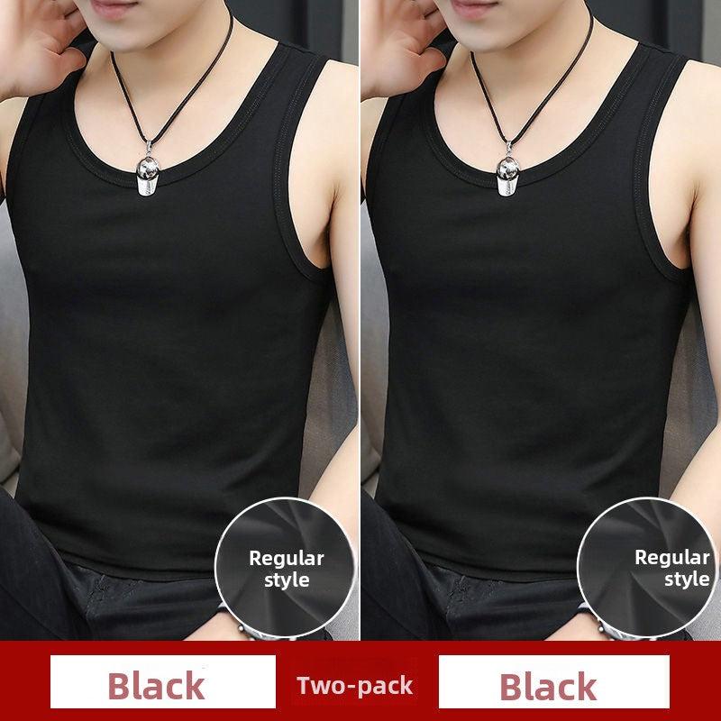 Modal Mens Round Neck Tank Tops
