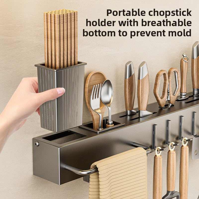 Kitchen storage rack - knife holder