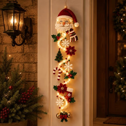 Light-up Christmas Door Hanger