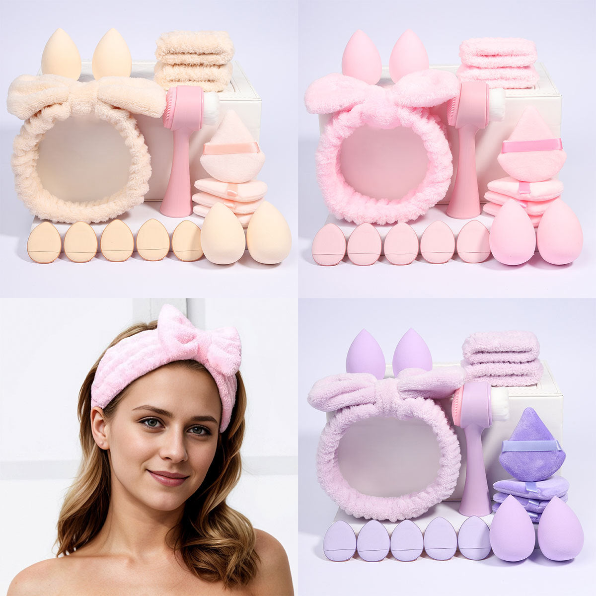 Makeup brush grab set