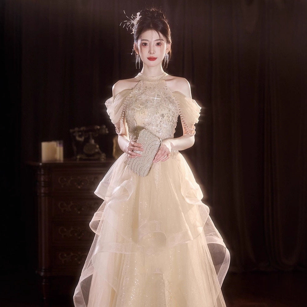Elegant Banquet Evening Dress