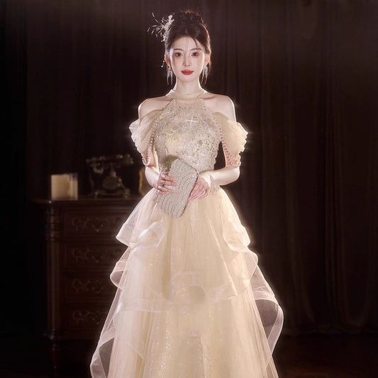 Elegant Banquet Evening Dress