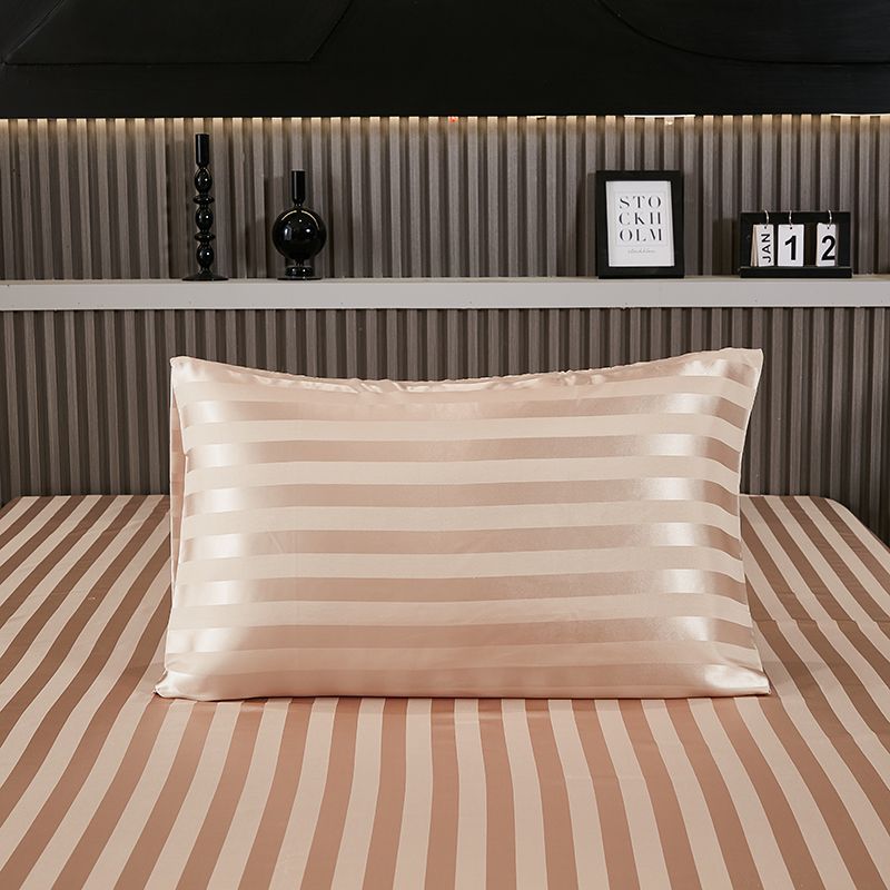 Satin Imitation Silk Pillowcase