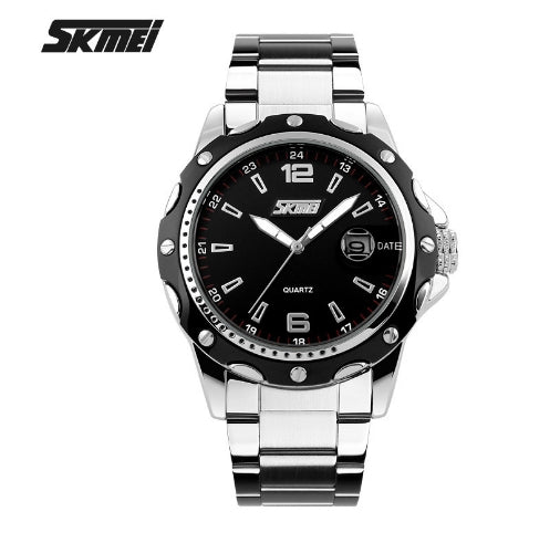 Men's Fashionable Waterproof Silicone Quartz Watch