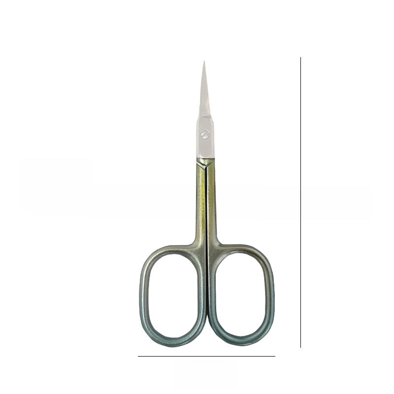Stainless Steel Beauty Scissors for Eyebrow and Nose Hair Trimming, Makeup Tool