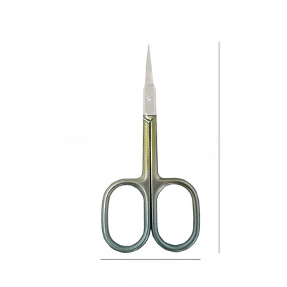 Stainless Steel Beauty Scissors for Eyebrow and Nose Hair Trimming, Makeup Tool