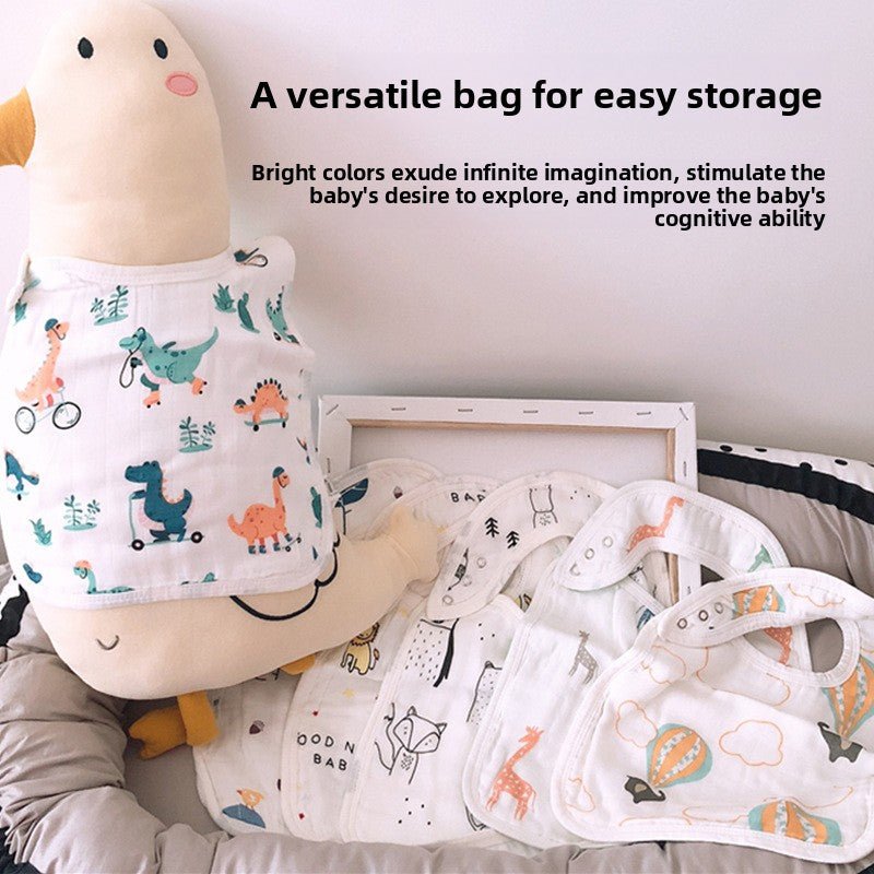 Adjustable Baby Bibs Drool Absorbent - RAINSTAR