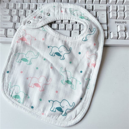 Adjustable Baby Bibs Drool Absorbent - RAINSTAR