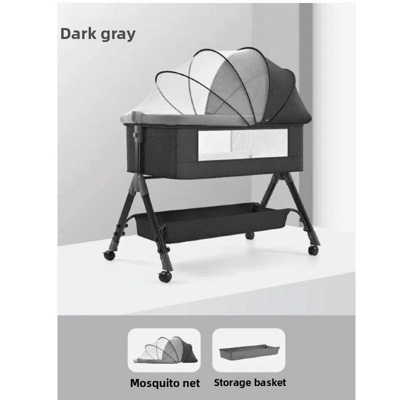 Adjustable Foldable Baby Bed with Mosquito Net - RAINSTAR