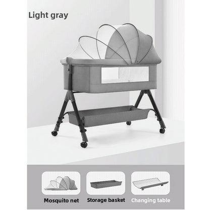 Adjustable Foldable Baby Bed with Mosquito Net - RAINSTAR