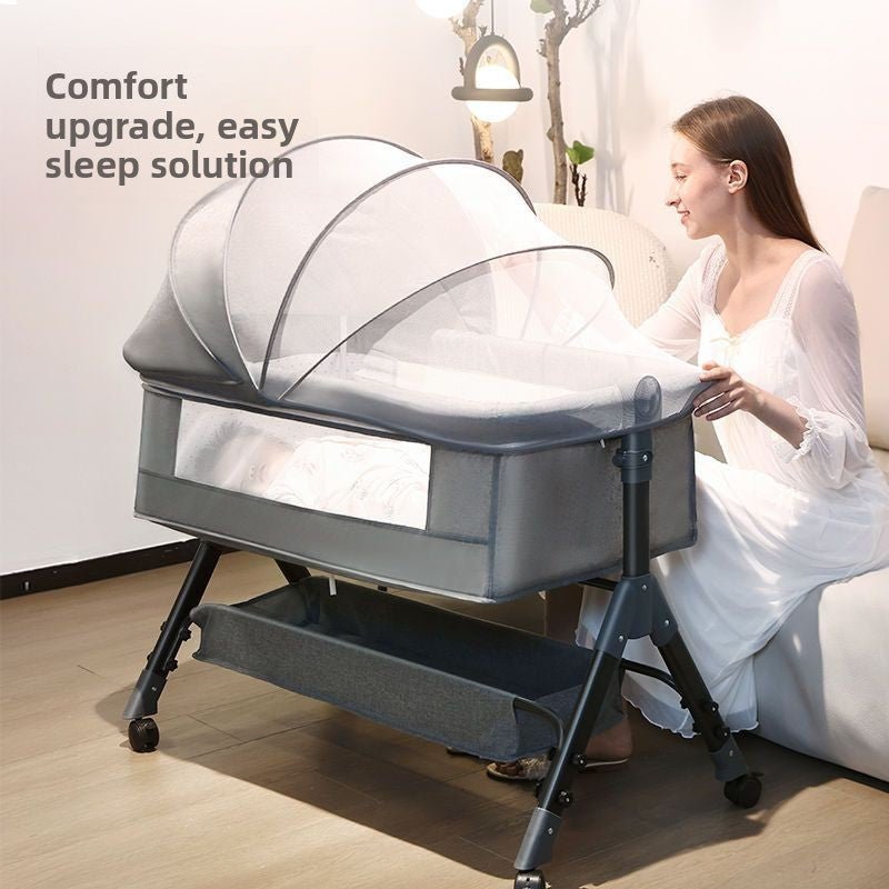 Adjustable Foldable Baby Bed with Mosquito Net - RAINSTAR