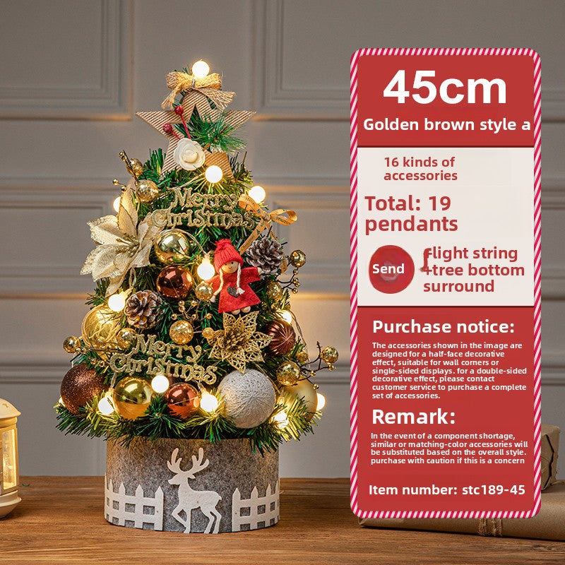 Desktop decorative small Christmas tree