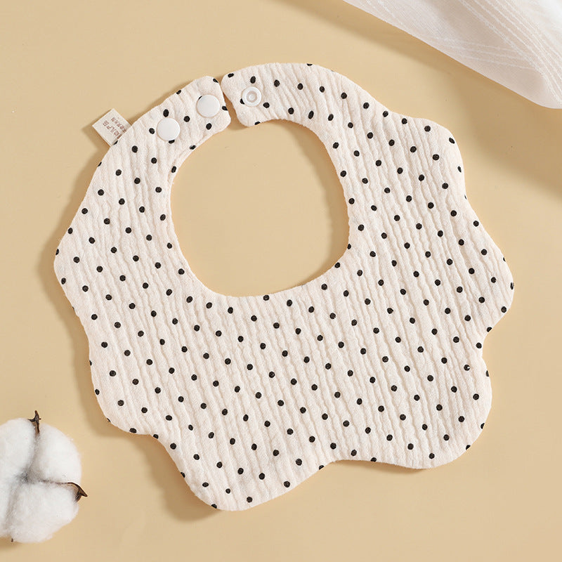 Baby Cotton Bibs with Cartoon Designs