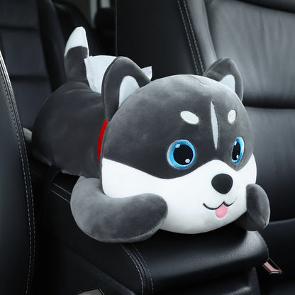 Cute Plush Car Tissue Box