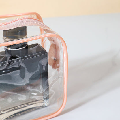 Transparent PVC Cosmetic Storage Bag Set