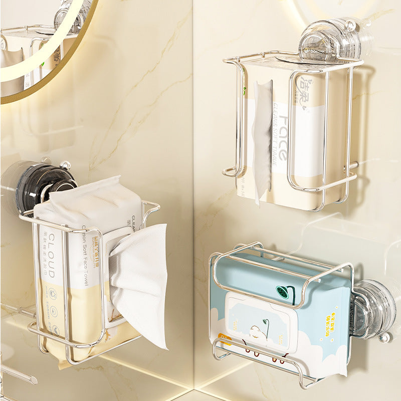 Bathroom Light Luxury Creative Stainless Steel Paper Box