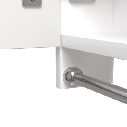 Modern 32x28 Inch Bathroom Cabinet With Mirror And LED Lights