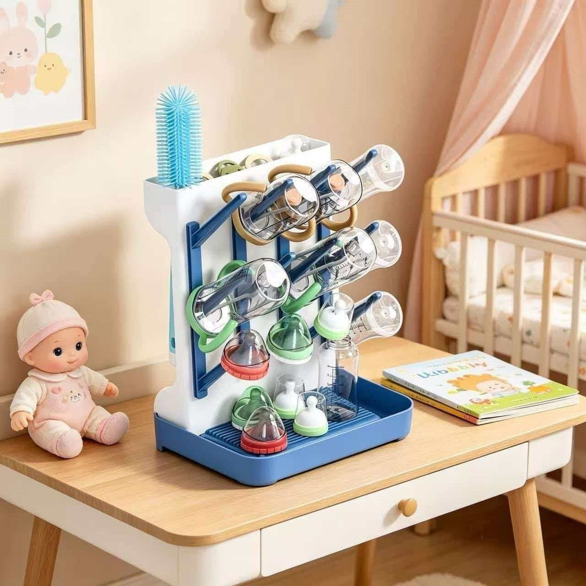 baby bottle storage rack