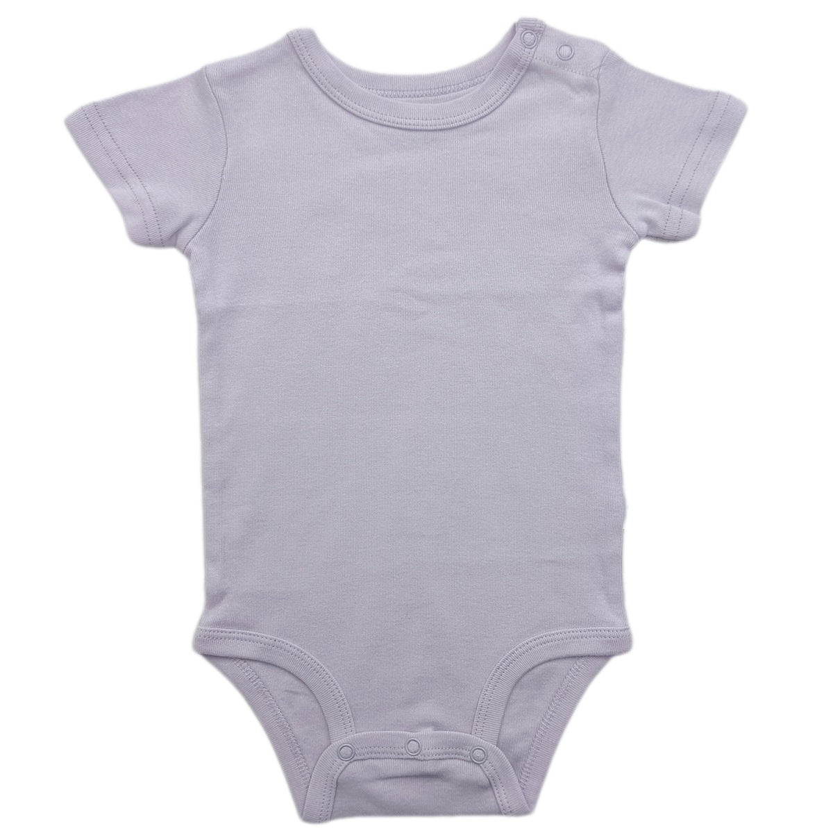 Baby Cotton Romper Short Sleeve Shoulder Opening Jumpsuit