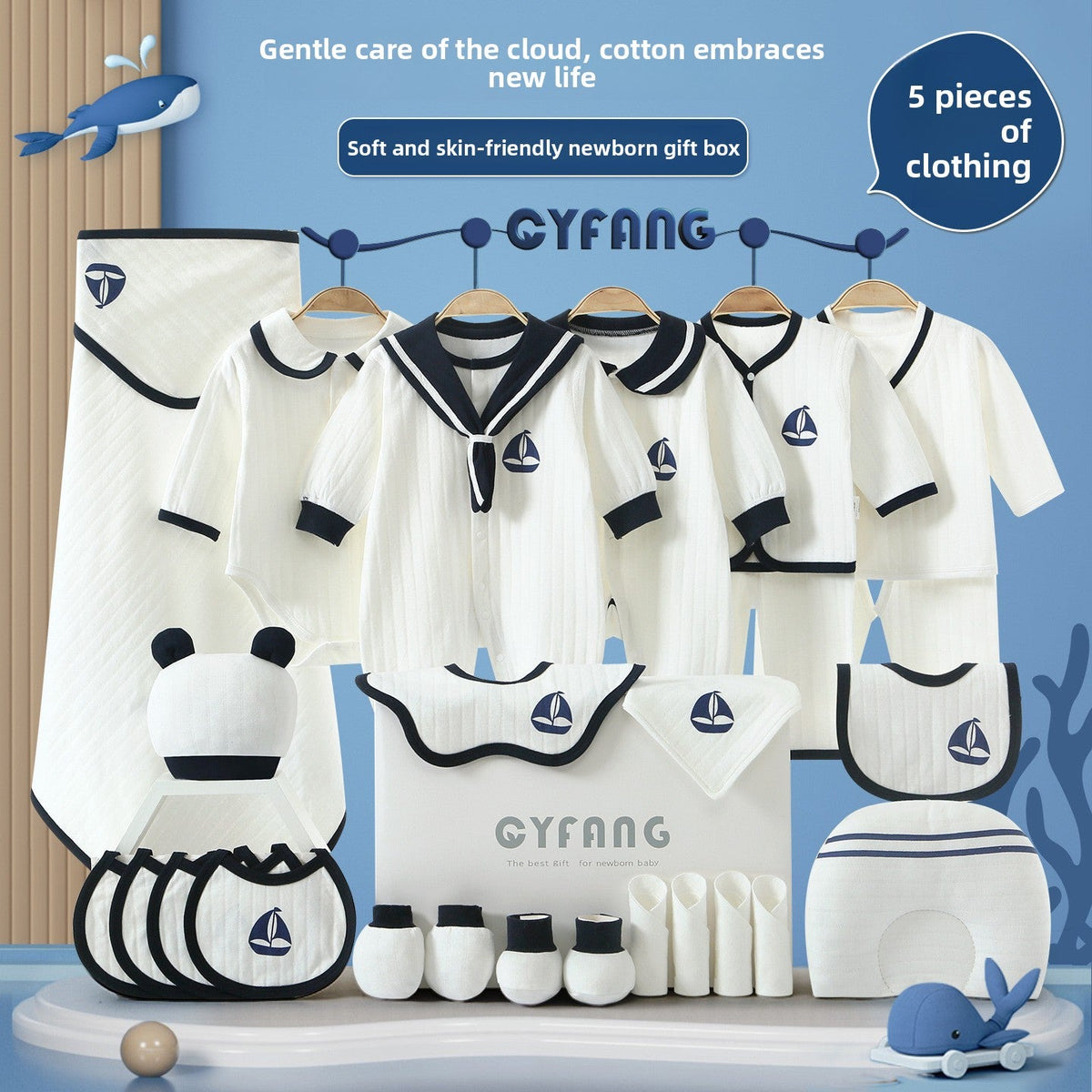 Baby clothing set - Newborn gift box - RAINSTAR