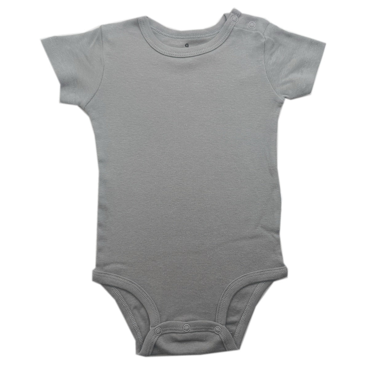 Baby Cotton Romper Short Sleeve Shoulder Opening Jumpsuit - RAINSTAR