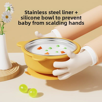 Baby Food Bowl with Suction Disc - RAINSTAR