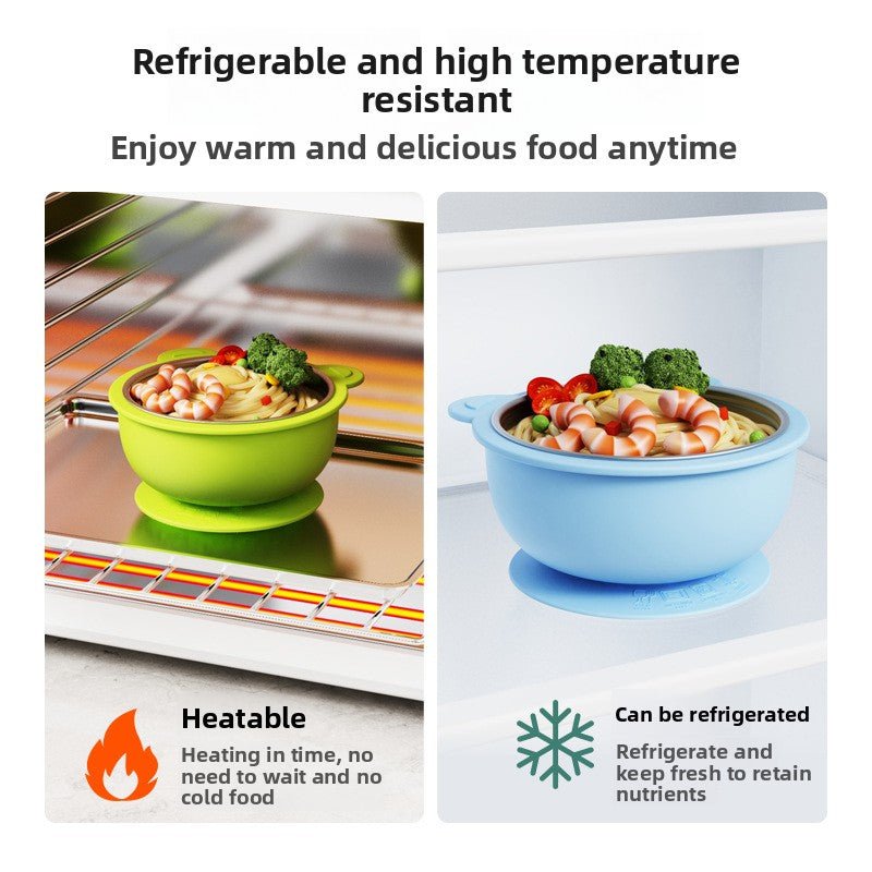 Baby Food Bowl with Suction Disc - RAINSTAR